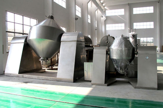 درام چرخشی 150-500 کیلوگرم/دسته خشک کن خلاء مخروطی دوگانه CE ISOChemicals Processing Vacuum Drying Machine